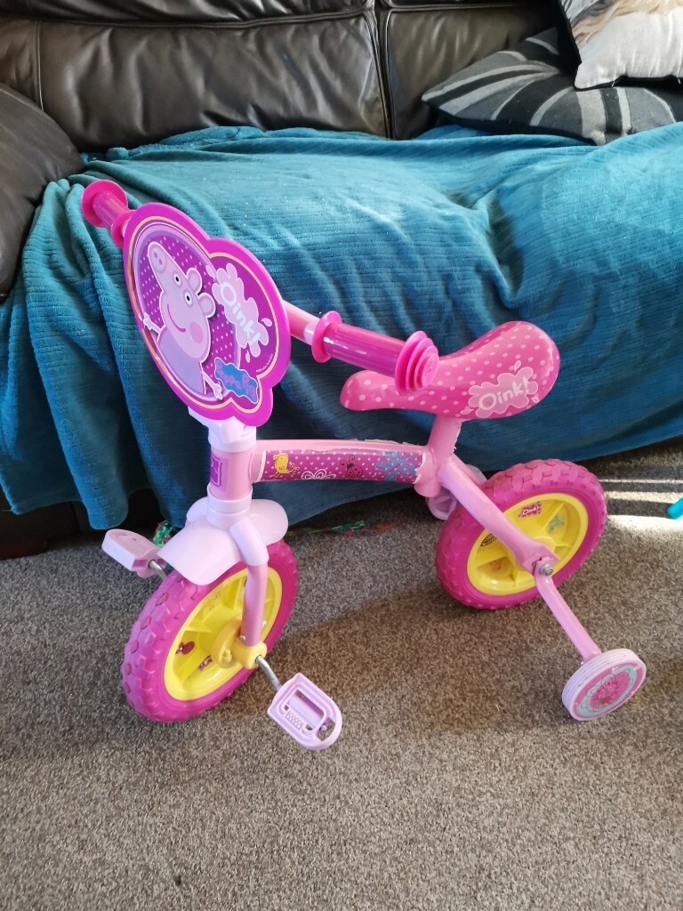 peppa pig trike pink